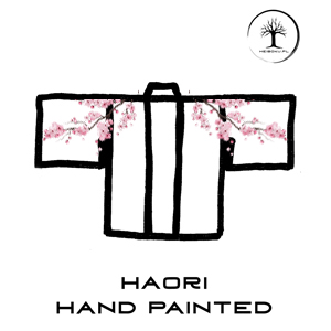 Haori pintado a mano